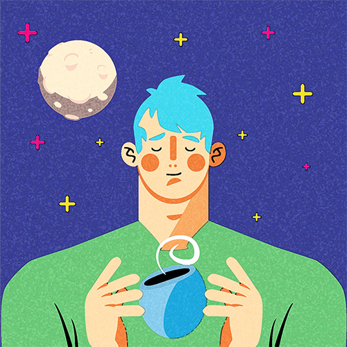 Ilustración en técnicas mixtas